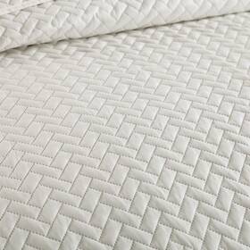 Jml 784140353119 Classic Coverlet Bedspread Lightweight Bedding Set Matching Ivory Queen
