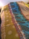 Jth-qlt-fba03 Handmade Queen Floral Printed Kantha Throws Indian Hand Stitched Quilts