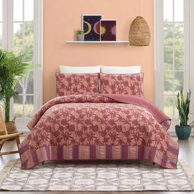 93652319 Jungalow 3pc King Natalia Quilt Bedding Set