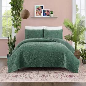 91257420 Jungalow By Justina Blakeney 3pc King Secret Garden Quilt Set