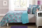 Kids Flower Flakes Pcs Twin Full Size Boys Girls Quilt