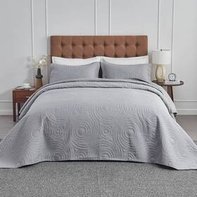1900055-grey-5 Kingnex Oversized King Bedspreads 128x120 Lightweight Quilt Set For Extra Tall/large Kin 1900055-grey-5 Kingnex Oversized King Bedspreads 128x120 Lightweight Quilt Set For Extra Tall/large Kin