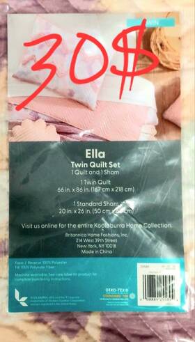 Koolaburra By Ugg 008889283200 Kids Pink Salt Quilt Sham Set Retail 120 Lush Drapes Duval