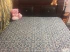 Kqbs0193 Handmade Hand Block Print Quilt Vintage Queen Kantha Bedspread Throw