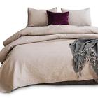 Kwx1805-cml-o-q Kasentex Coverlet Quilt Microfiber Soft Warm