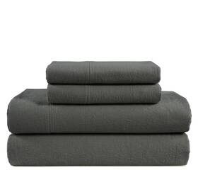 Lane Linen 810083902951 Cotton Flannel Queen Size - Brushed For Extra Softness Lightweig