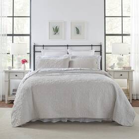 213548 Laura Ashley Felicity Collection - Quilt Set 100% Cotton Reversible All Season Beddi