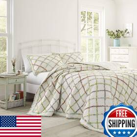 B00j2elori Laura Ashley - Queen Quilt Reversible Cotton Bedding Lightweight Home Decor For