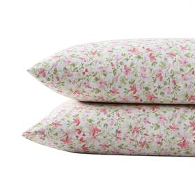 Ushshc1224389 Laura Ashley - Standard Pillowcase Set Breathable Percale Cotton Bedding Cr