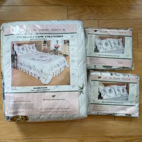 Legacy Home Furnishing Products 639950600321 Quilt And Shams Full/queen Bedroom Collection 100% Hand Quilted New