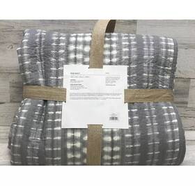 A015421gynde Lemieux Et Cie Queen Quilt And Shams Jepara Cotton Japanese Shibori New