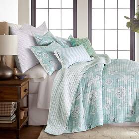Levtex 190945128546 Veronique King Quilt Set 3 Piece - Multi