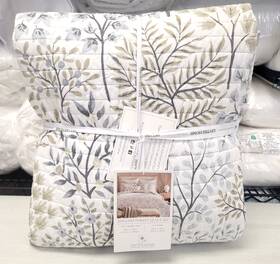Levtex 190945179623 English Forest Reversible 3-pc. Quilt Set Full/queen - Cream
