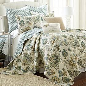 Levtex 848336036061 Grey Palladium Quilt Set - 88x92 Inch Two Standard Pillow Full/queen