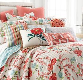 Levtex Home 190945014771 Simone Floral 3-piece King/cal Quilt Set - Orig 159 Soft Cotton