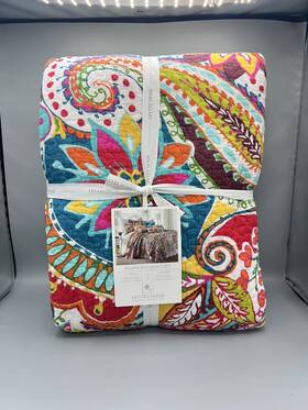 Levtex Home 190945049407 Rhapsody King 3 Piece Quilt Set Multicolor Colorful