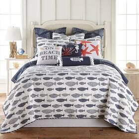 Levtex Home 190945105868 Bakio Quilt And Pillow Sham Set - Home. Full/queen
