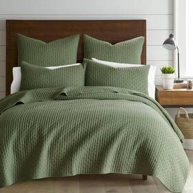 Levtex Home 190945175755 Cross Stitch Stitching 3-pc. Quilt Set King