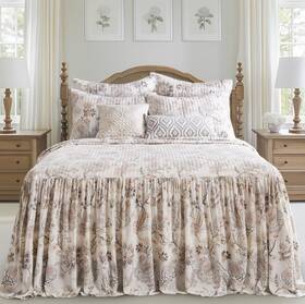 Levtex Home 190945184429 Ophelia Blush Twin Bedspread Set 2pc 100% Cotton