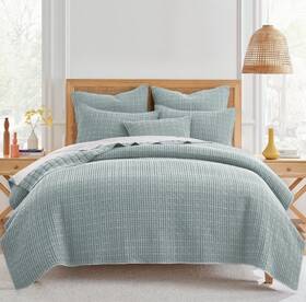 Levtex Home 190945199829 Mills Waffle Quilt And Pillow Sham Set - Full/ Queen