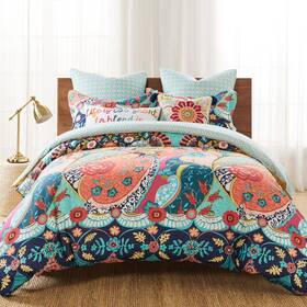 L11480cfqs Levtex Home Jules Full/queen Comforter Set -