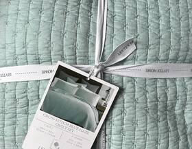L14860bfqs Levtex Home Cross Stitch 3 Piece Full Queen Quilt Set In Blue Haze
