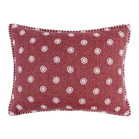 L15943p-a Levtex Home Angelica Off-white Red Paisley Pillow -
