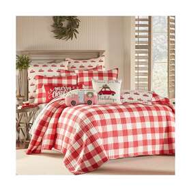 L19260ks Levtex Home - Road Trip Quilt Set King/cal King Holiday 106x92 And Tw