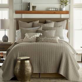 L20632ks Levtex Home Mills Waffle King/cal King Quilt Set 106x92in With 2 Pillow Shams