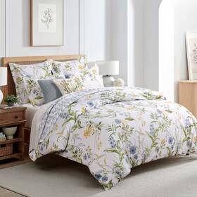 L21681cts Levtex Home Viviana Blue Twin/twin Xl Comforter Set -