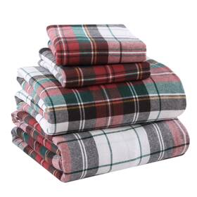 L22630tss Levtex Home Spencer Plaid Twin 3pc Sheet Set -