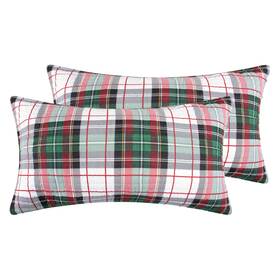 L22631shk2 Levtex Home Spencer Plaid Green King Sham Set Of 2 -