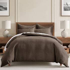 L48008cks Levtex Home Cloud Waffle Cocoa King Comforter Set -
