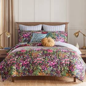 L54802dfqs Levtex Home Basel Full/queen Duvet Cover Set -