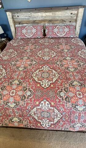 L57501fqs Levtex Home Khotan King Quilt/ Comforter With 2 Decorative Pillow Shams Set -