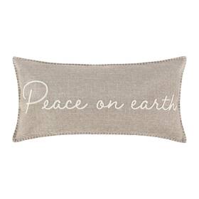 L58570p-b Levtex Home Winterberry Forest Peace On Earth Pillow