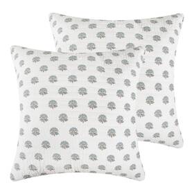 L61460she2 Levtex Home Kamira Spa Euro Sham Set Of 2 -