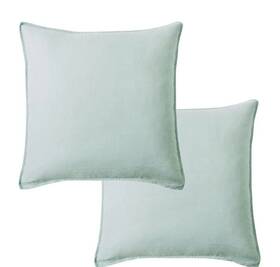 L615p2-a Levtex Home Set Of 2 Kohl S Collection Spa Blue Decorative Pillows 20x20 Nwt