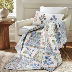 L63780qt Levtex Home Zoey Quilted Throw -
