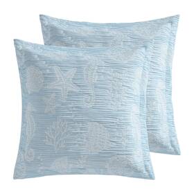 L64260she2 Levtex Home Seaside Charm Euro Sham Set Of 2 -
