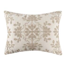 L64270p-b Levtex Home Alessio Embroidered Floral Pillow -