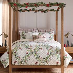 L64970fq Levtex Home Tinsel Tidings Full/queen Quilt -