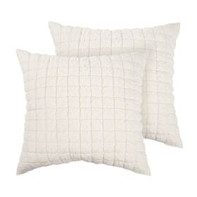 L65590eu2 Levtex Home Whisper Cream Euro Sham Set Of 2 -