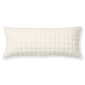 L65590p-a Levtex Home Whisper Cream Lumbar Pillow 14x36 -