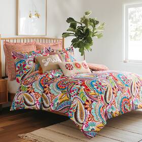 L86800dks Levtex Home Rhapsody King Duvet Cover Set -