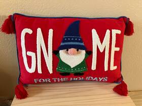 Mb22790p-e1 Levtex Home Gnome For The Holidays Christmas Throw Pillow 21 Inch X 14