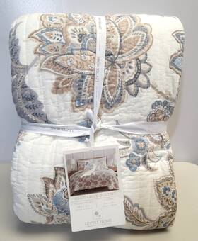 L22942fqs Levtex Selesta Reversible 3-pc. Quilt Set Full/queen - Blue