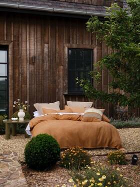 01700m374 Linen House Cotswold Quilt Cover Set Ginger - Single