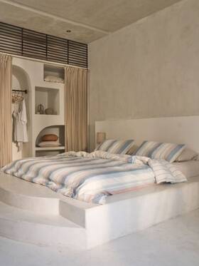01704l664 Linen House Reverie Saltwater Quilt Cover Set - King