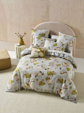 01704m338 Linen House Zuri Quilt Cover Set - King